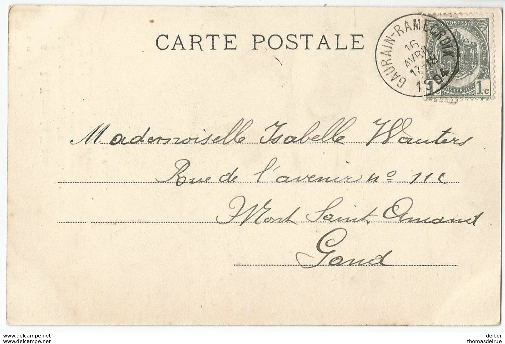 9Dp-449: GAURAIN-RAMECROIX: E11 Op N°52-tab > Gand: Fantasie - Letter Covers