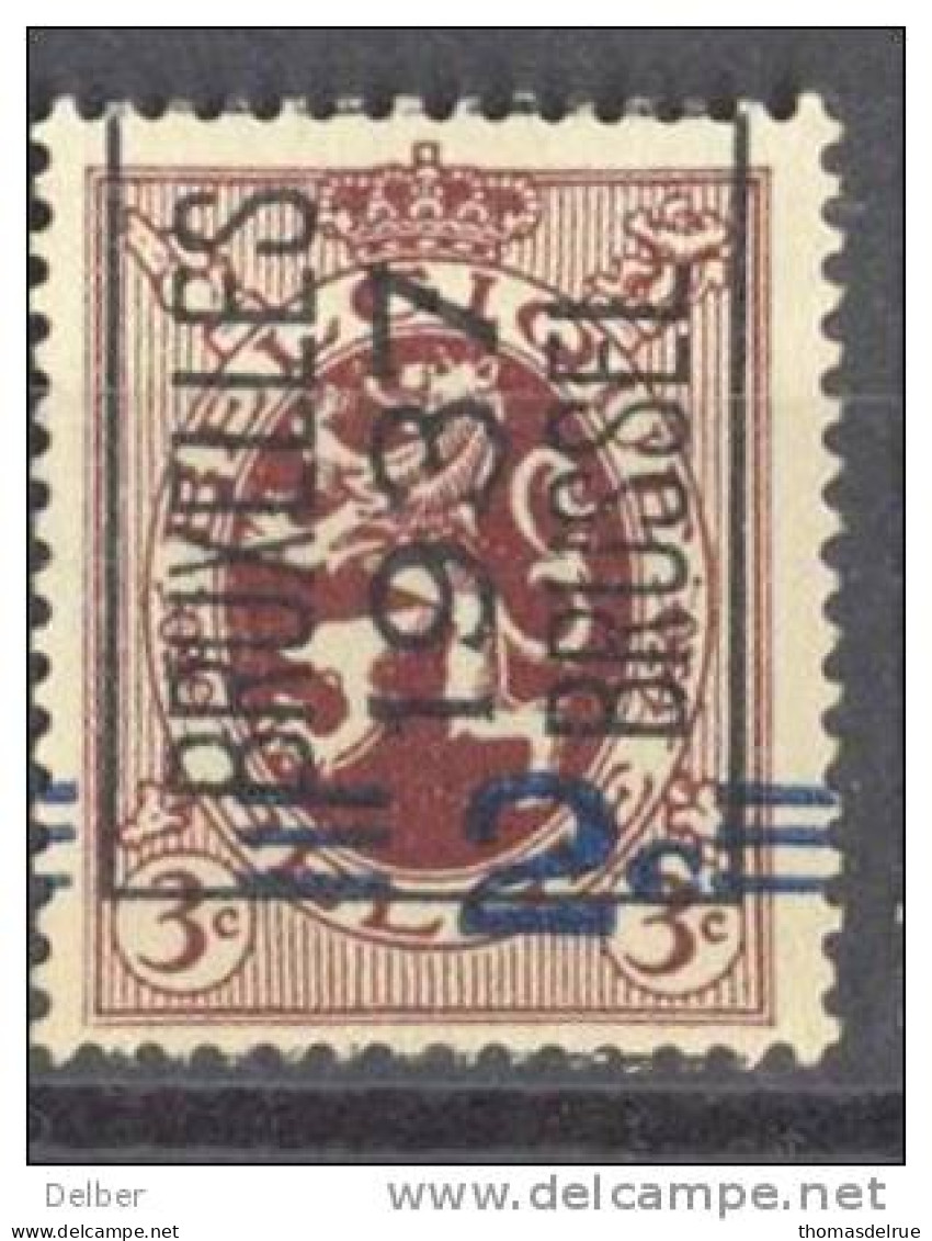 _Yb089: N° 318 : A  :  BRUXELLES 1937 BRUSSEL - Typo Precancels 1929-37 (Heraldic Lion)