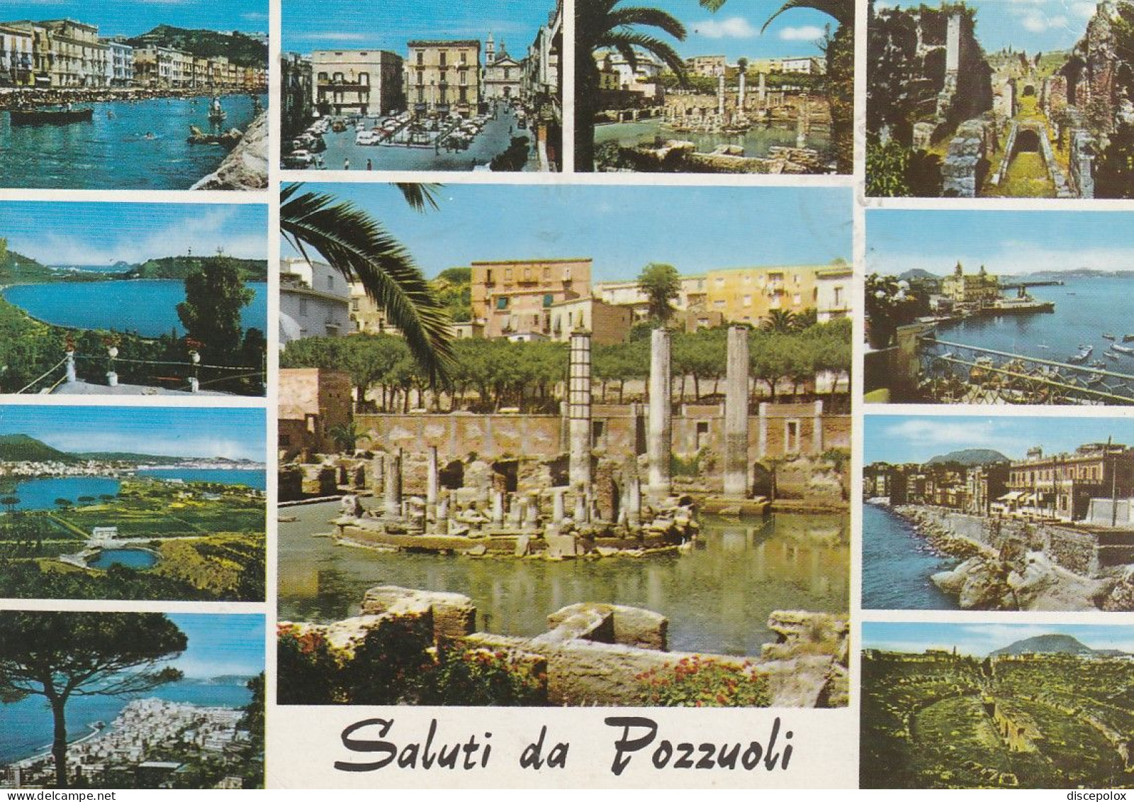 N3653 Saluti Da Pozzuoli (Napoli) - Panorama Vedute Multipla / Viaggiata 1988 - Pozzuoli
