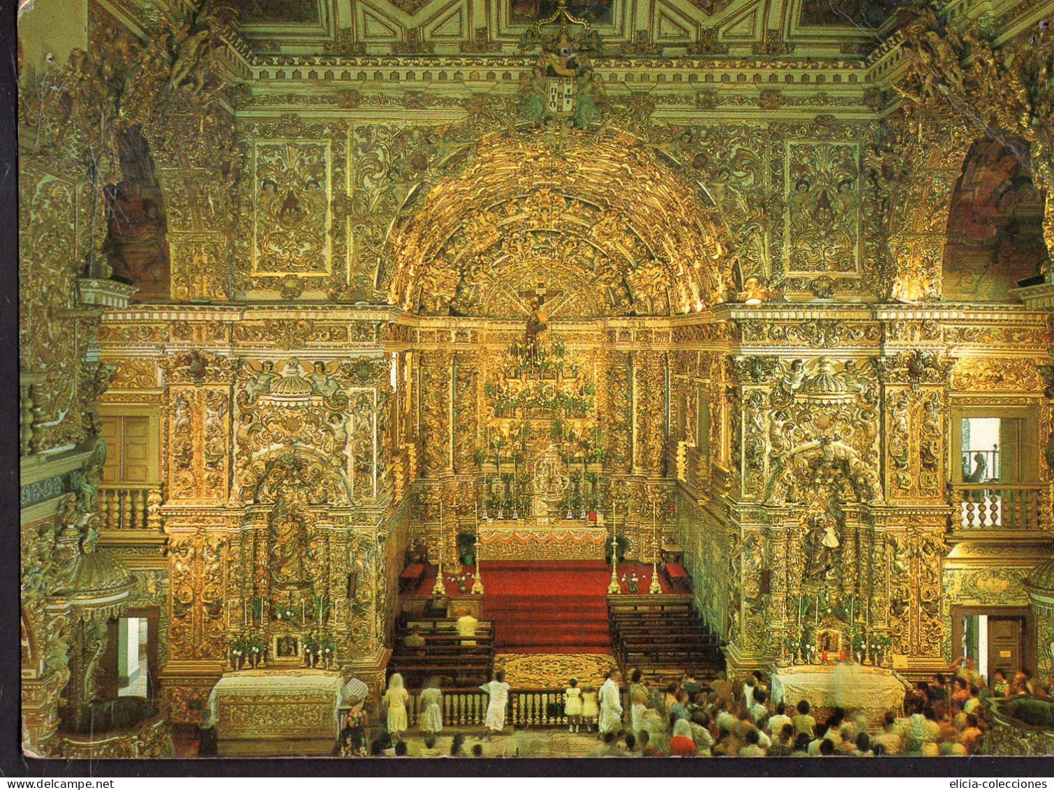 Brasil - Salvador Bahia - Sao Francisco Church - High Altar - Caja 1 - Salvador De Bahia