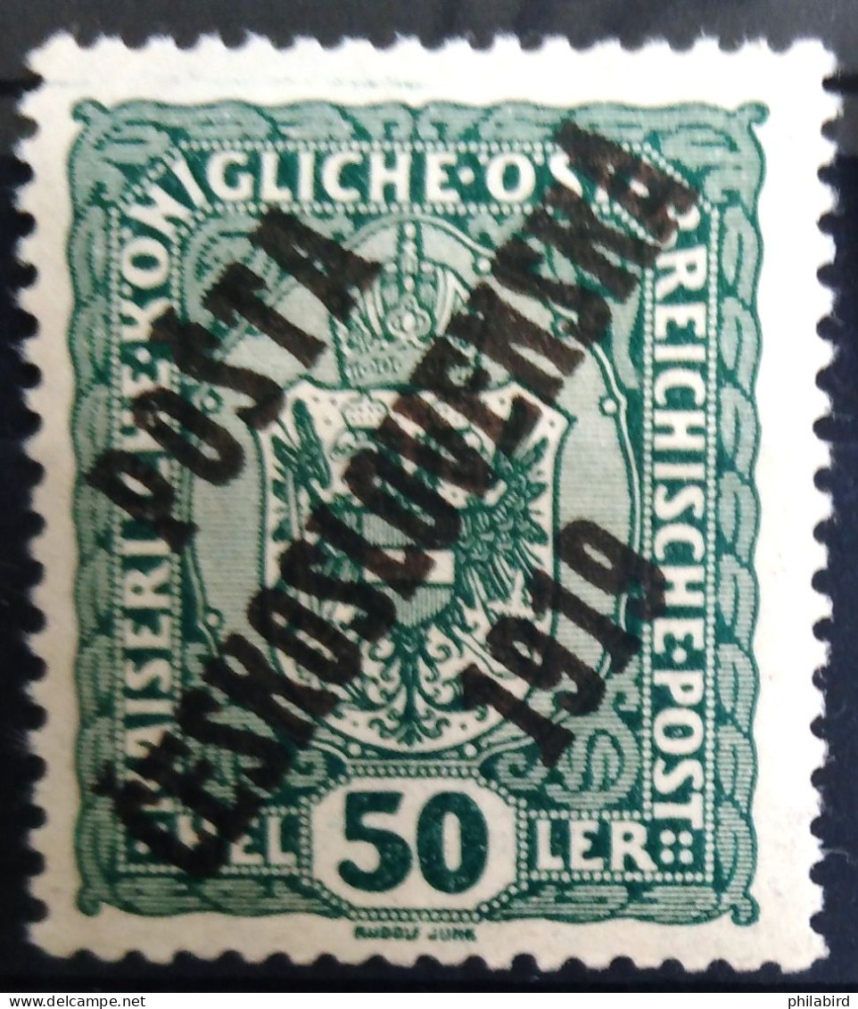 TCHECOSLOVAQUIE                N° 53                  NEUF* - Unused Stamps