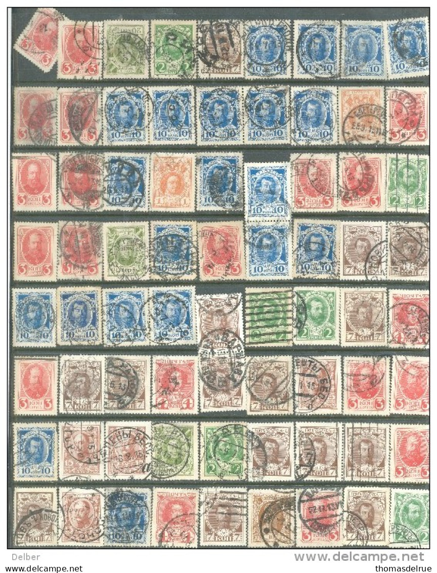 _5R-980: Restje Van 72 Zegels:  Romanov.. Diverse..: .. Om Verder Uit Te Zoeken... - Used Stamps