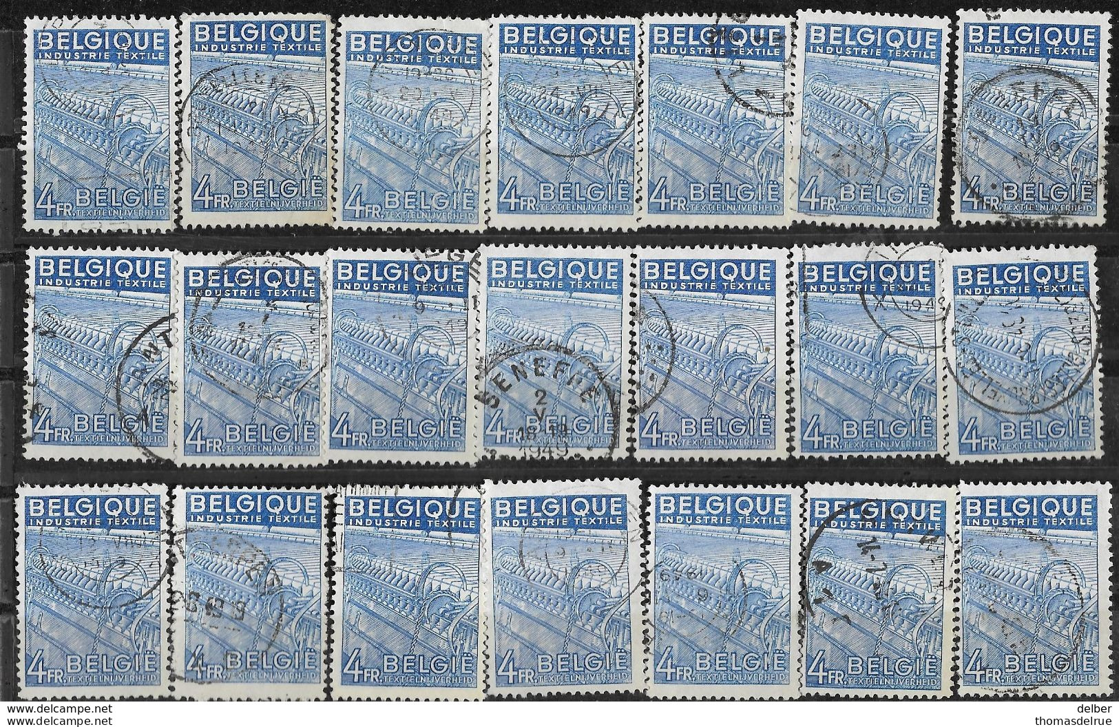 _7Rr-859: Restje  Van 21 Zegels:  N° 771.... Om Verder Uit  Zoeken.... - 1948 Export