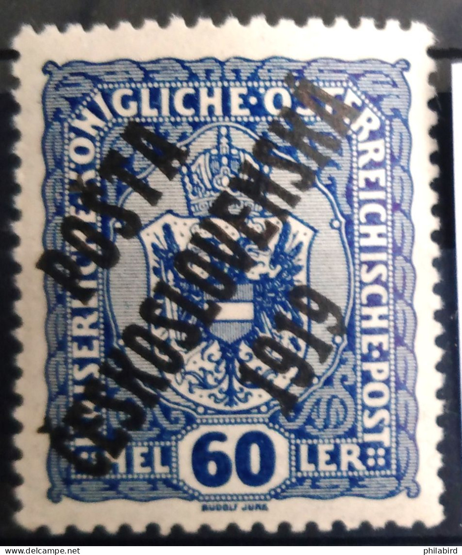 TCHECOSLOVAQUIE                N° 54                  NEUF* - Unused Stamps