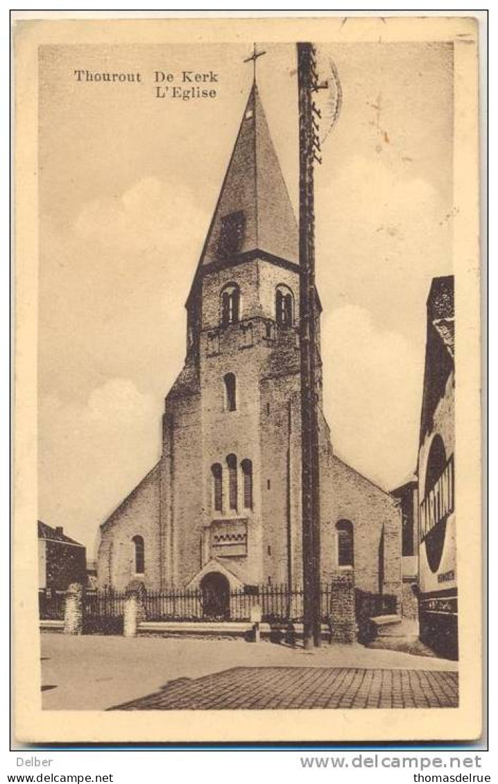 _Np121: THOUROUT De Kerk L'Eglise  P.J.Bruxelles - B HORHOUT 23-8-44 > Gent - Torhout