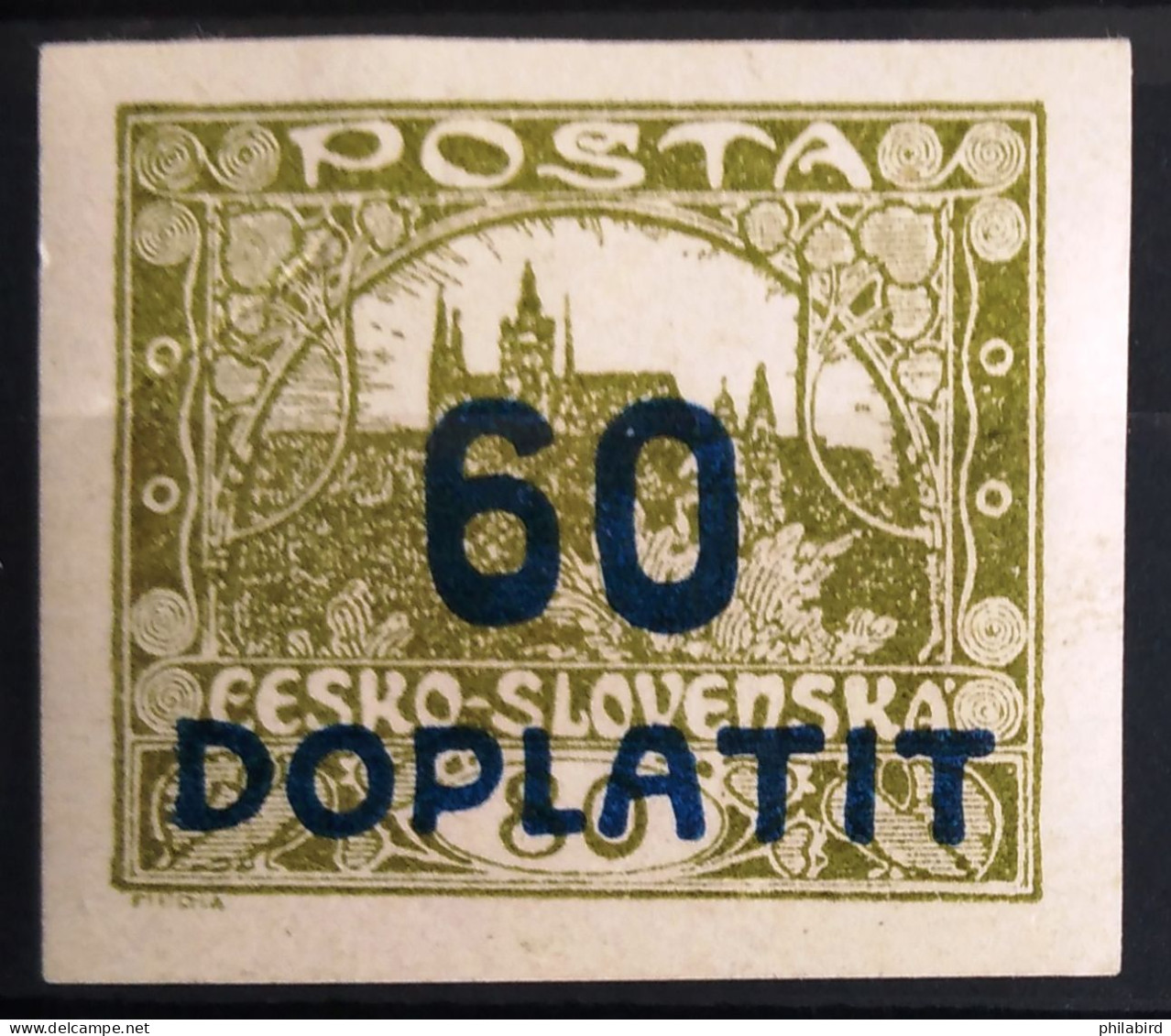 TCHECOSLOVAQUIE              TAXE  N° 17                  NEUF* - Postage Due