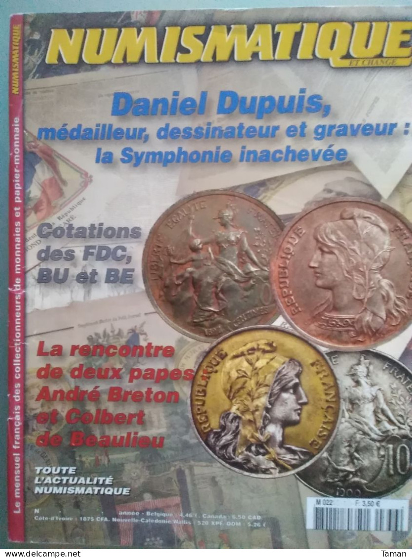 Numismatique & Change - Egypte - Bordeaux - Vème République - Daniel Dupuis - Französisch