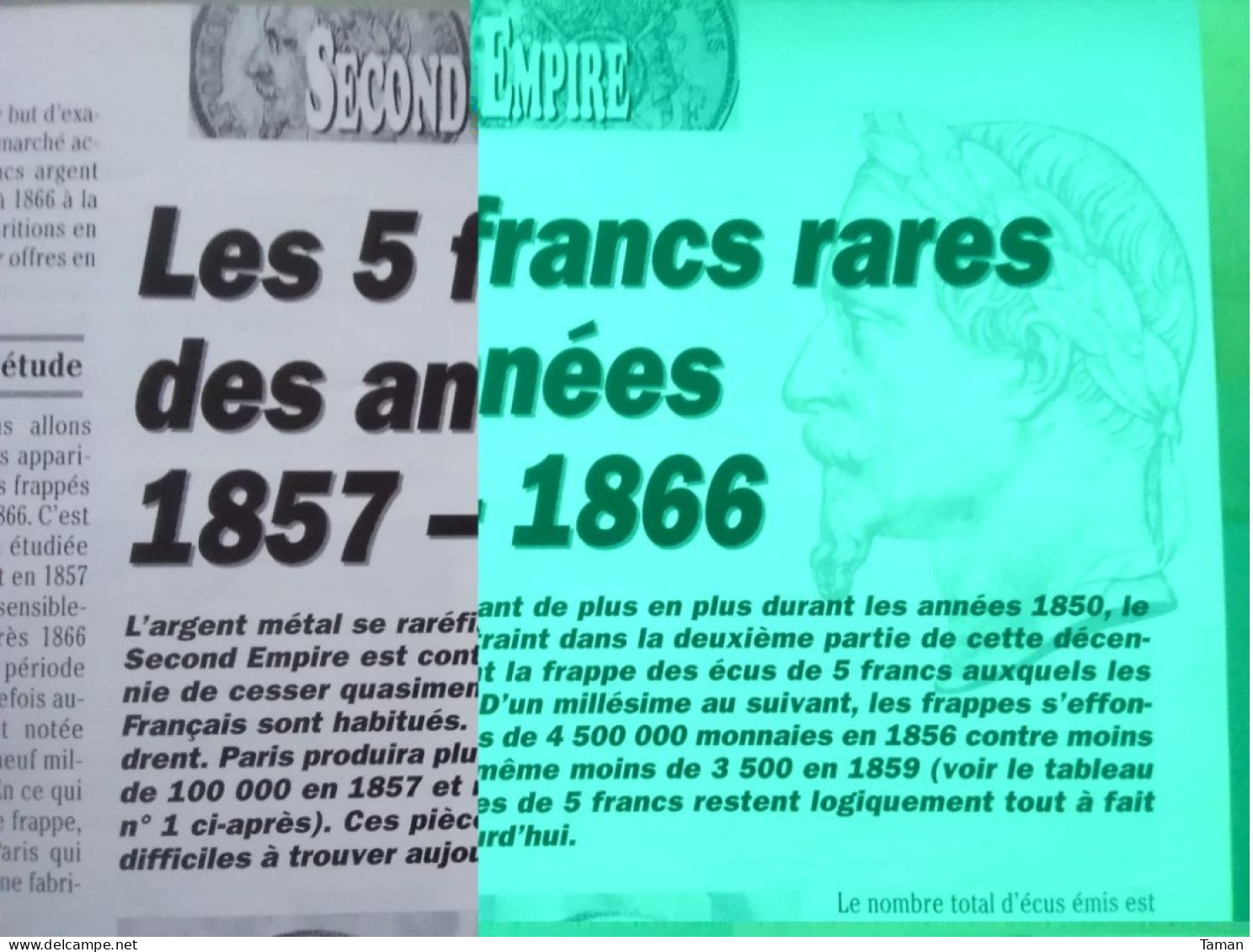 Numismatique & change - Morlon 50 c 1939 - Maroc - 5 francs second empire - Orléans - Limoges