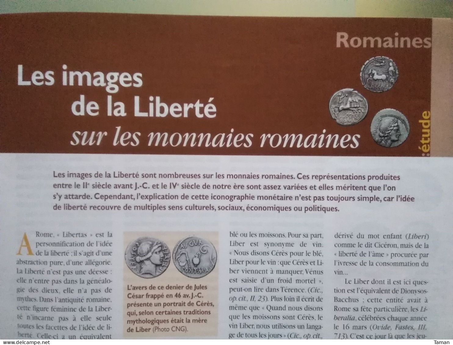 Numismatique & Change - Grèce - Romaines - Régence Louis XV - Paris Sous La Révolution - Morlon - Französisch