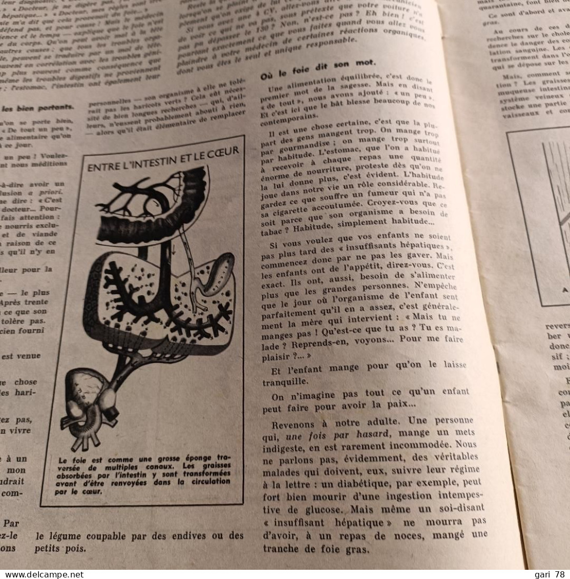 Magazine Mensuel, VOTRE SANTE N° 251 (date De 1960) Foie - Frigidité - Sclérose En Plaques - Médecine & Santé