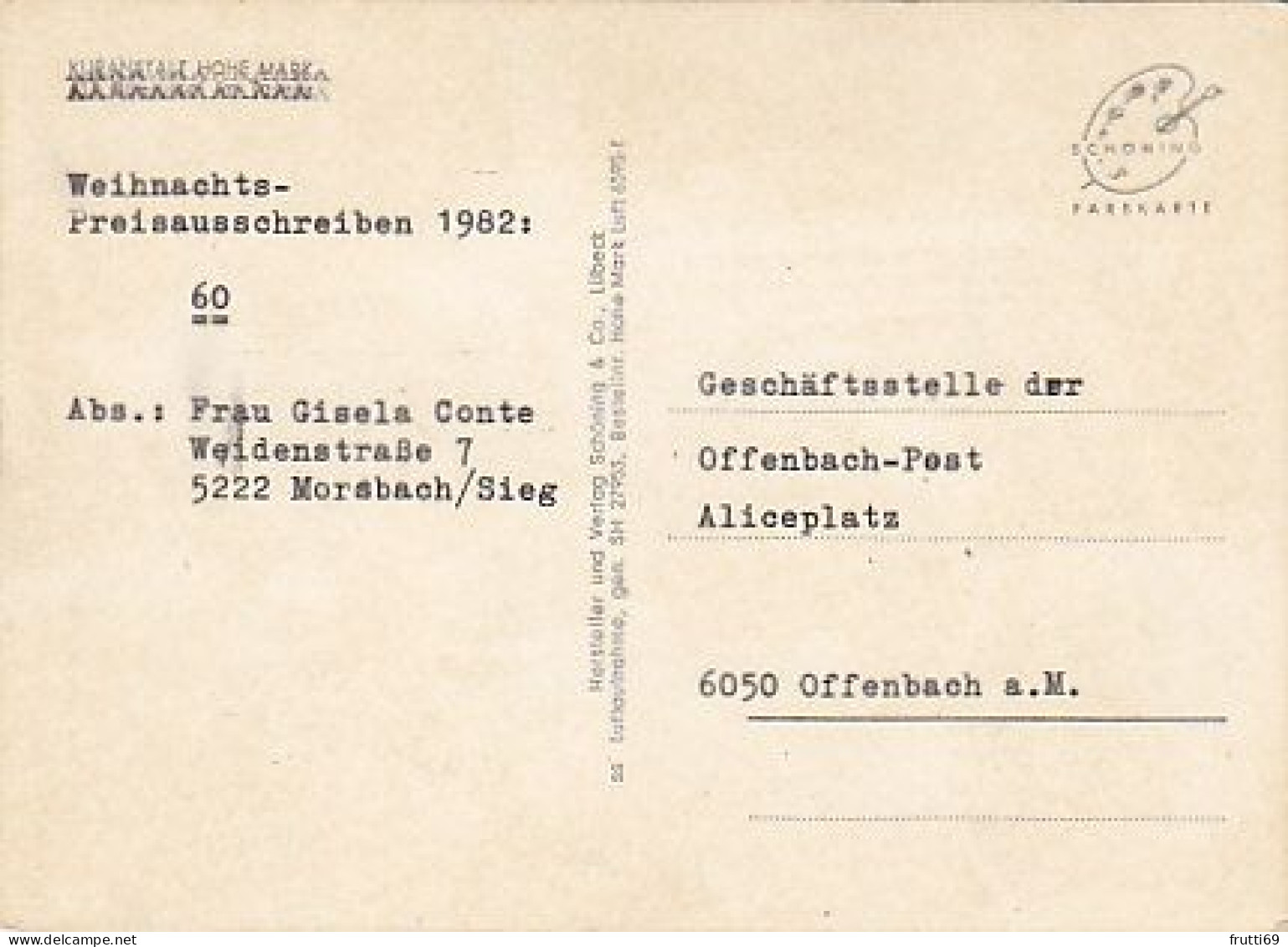 AK 180244 GERMANY - Oberursel - Kuranstalt Hohe Mark - Oberursel