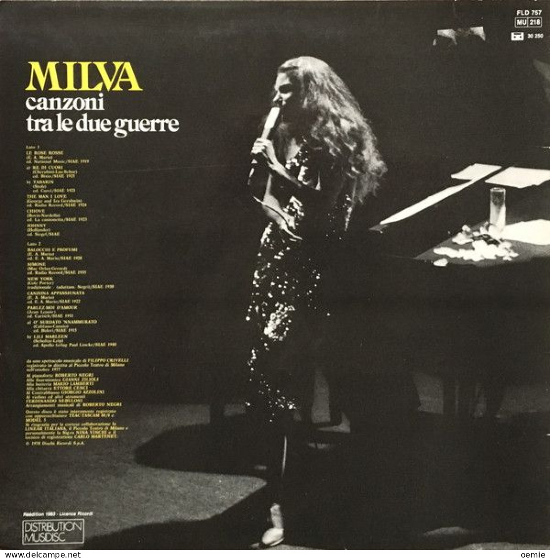 MILVA  °  CANZONI  TRA LE DUE GUERRE - Autres - Musique Italienne