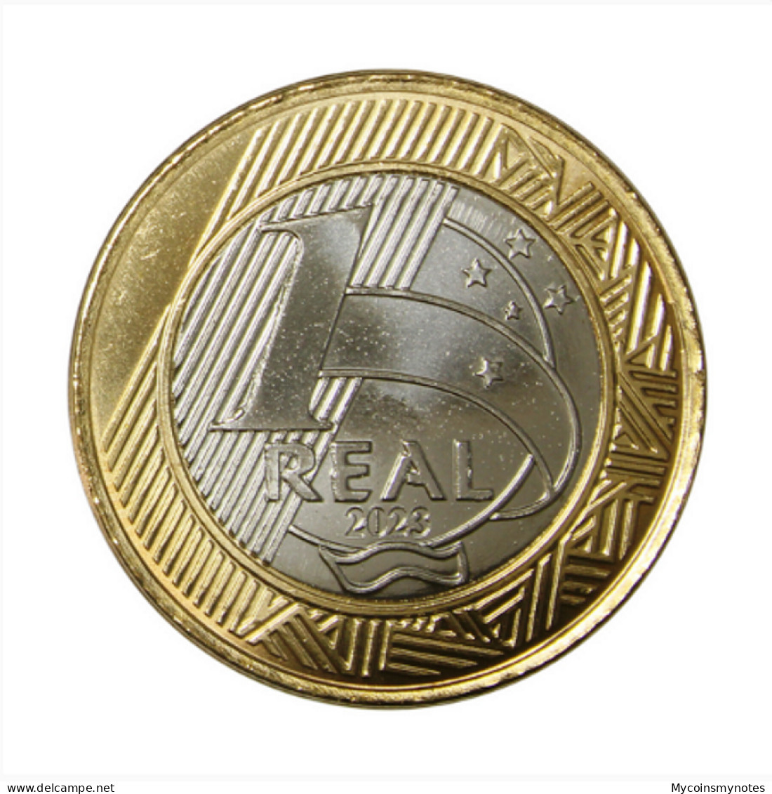 Brazil, 1 Real Coin, 2023, KM# New, Bi-Metal, UNC - Brésil