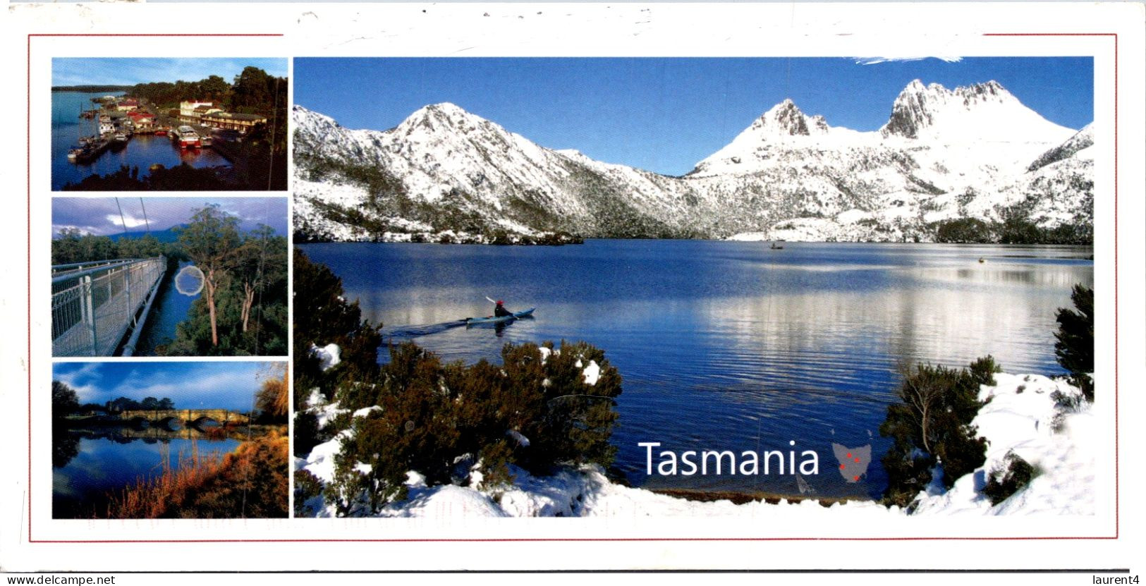 15-11-2023 (2 V 19) (posted Within Australia In 2022 - Xmas Stamps) TAS - (lake) + 3 Views - Wilderness