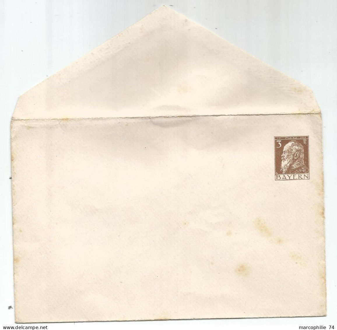 BAYERN GERMANY ENTIER 3PF ENVELOPPE COVER BRIEF NEUF - Briefe