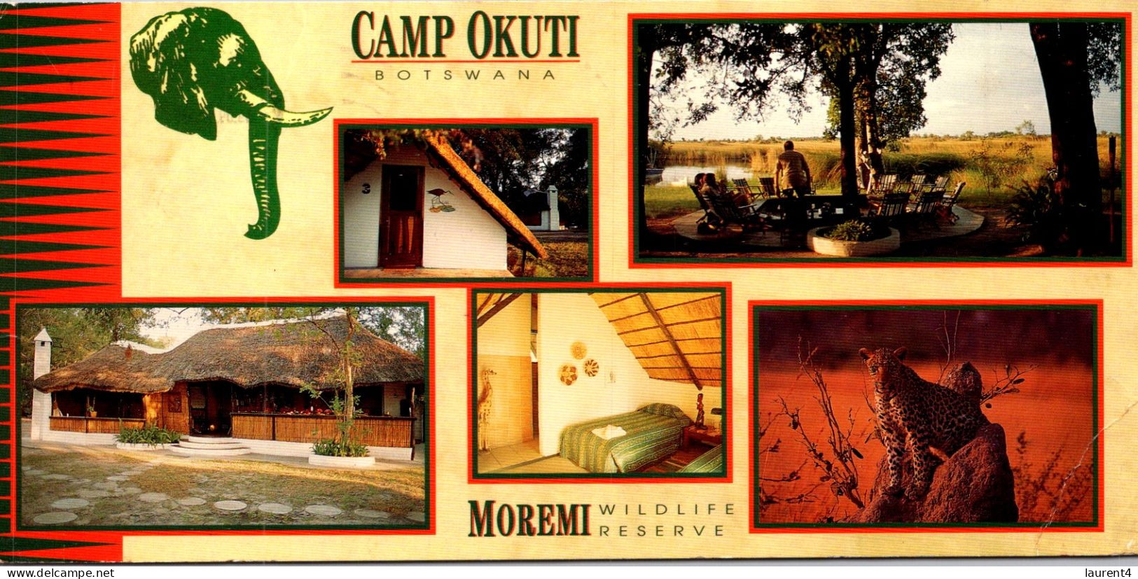 15-11-2023 (2 V 19) Botswana (posted To Australia 2001) Camp Okuti - Botsuana