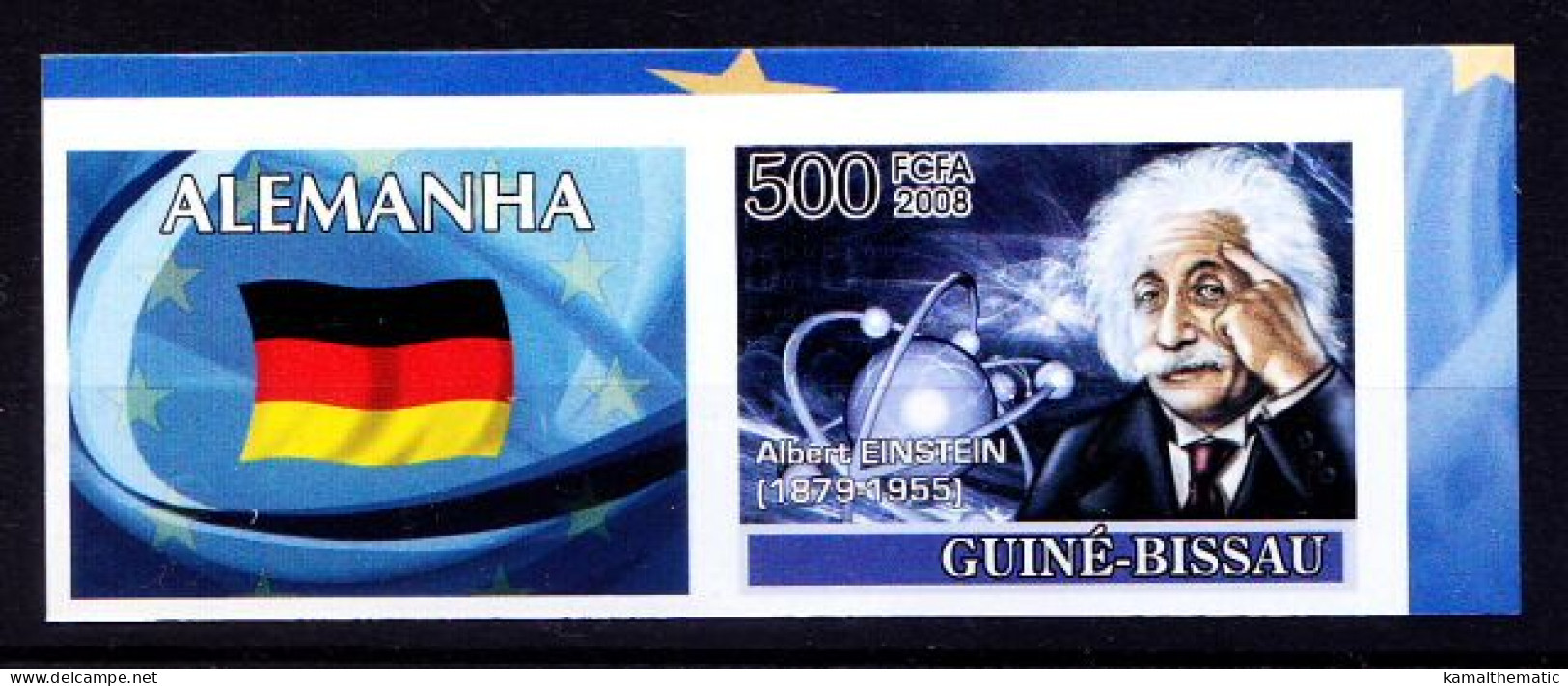 Guinea Bissau 2008 MNH Imperf, Albert Einstein, Nobel Physics - Albert Einstein