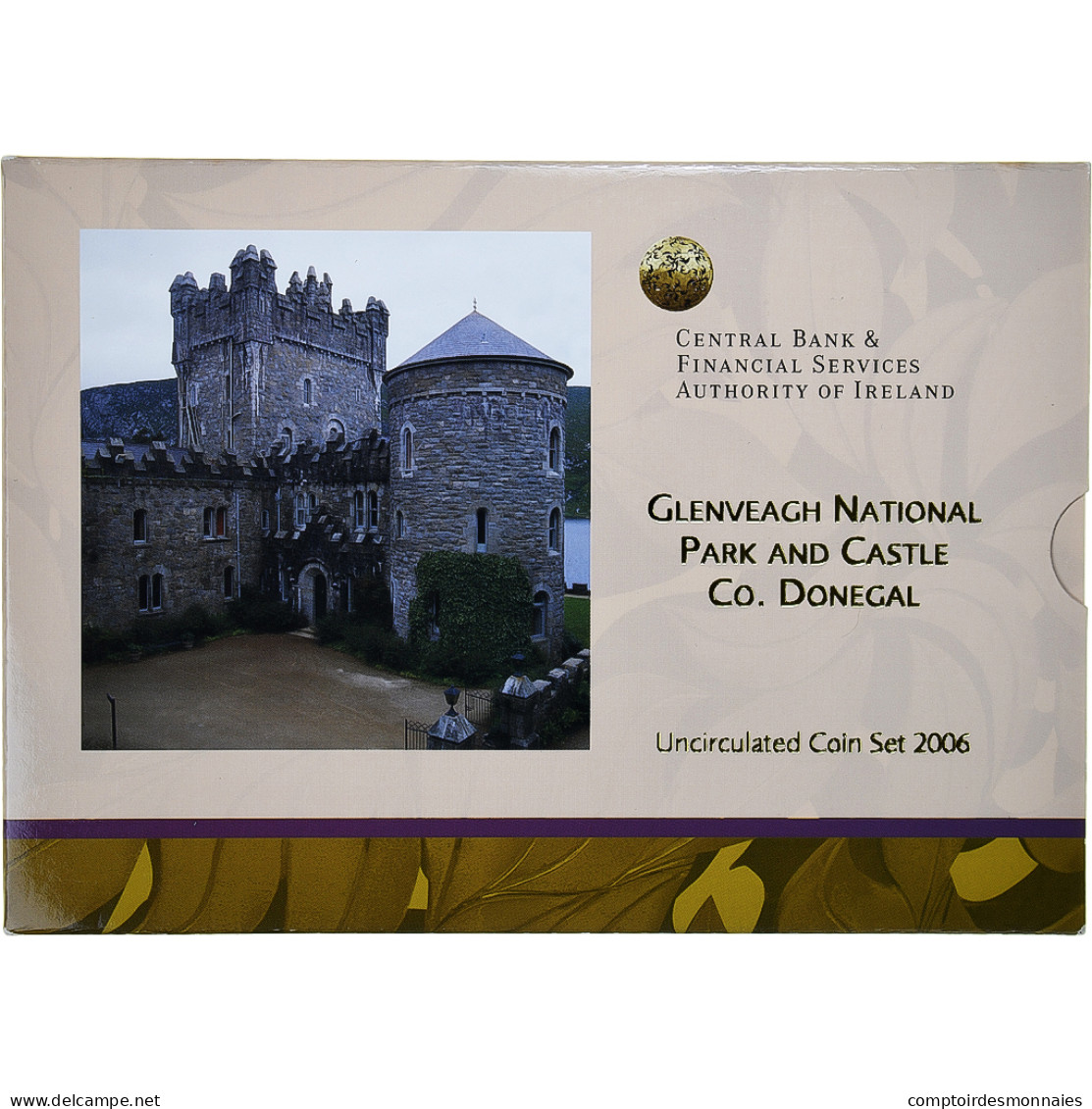 Irlande, Set 1 Ct. - 2 Euro, Glenveagh National Park And Castle, 2006 - Ierland