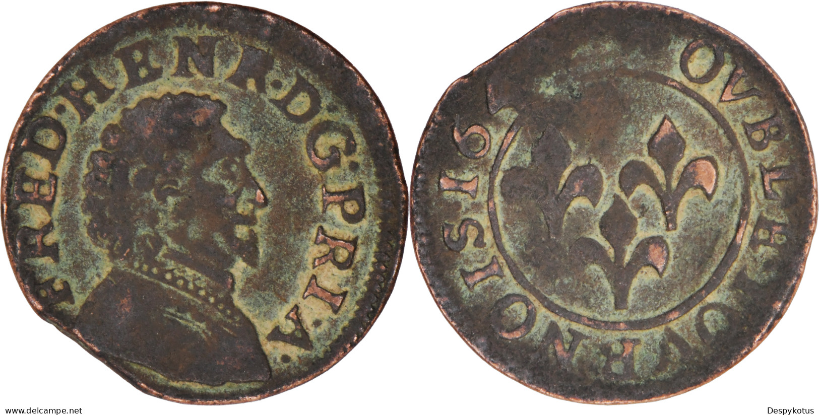 FRANCE - ORANGE - 1642 - Frédéric Henri De Nassau - 16-106 - Orange