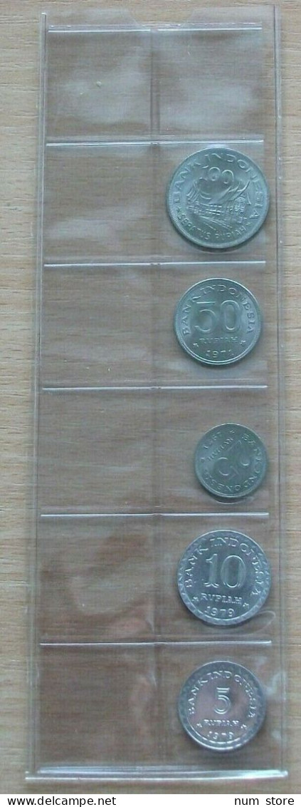 INDONESIA COLECTION RUPIAH UNC 5 PC  #xx31 013 - Indonesien