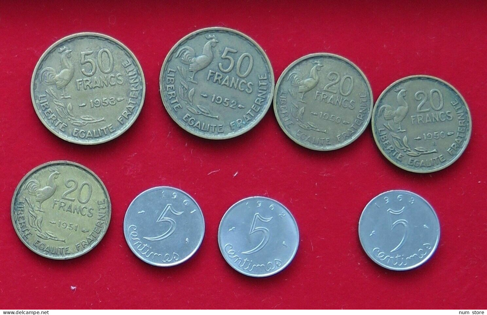 FRANCE COLLECTION LOT 8pc 43g  #xx30 016 - Collections