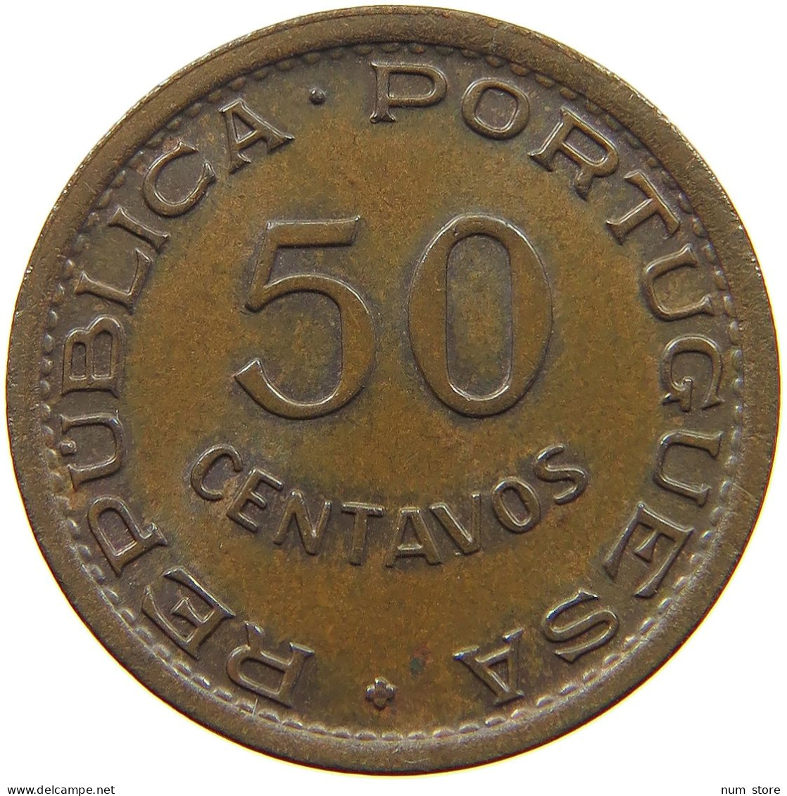 ANGOLA 50 CENTAVOS 1954  #MA 021829 - Angola