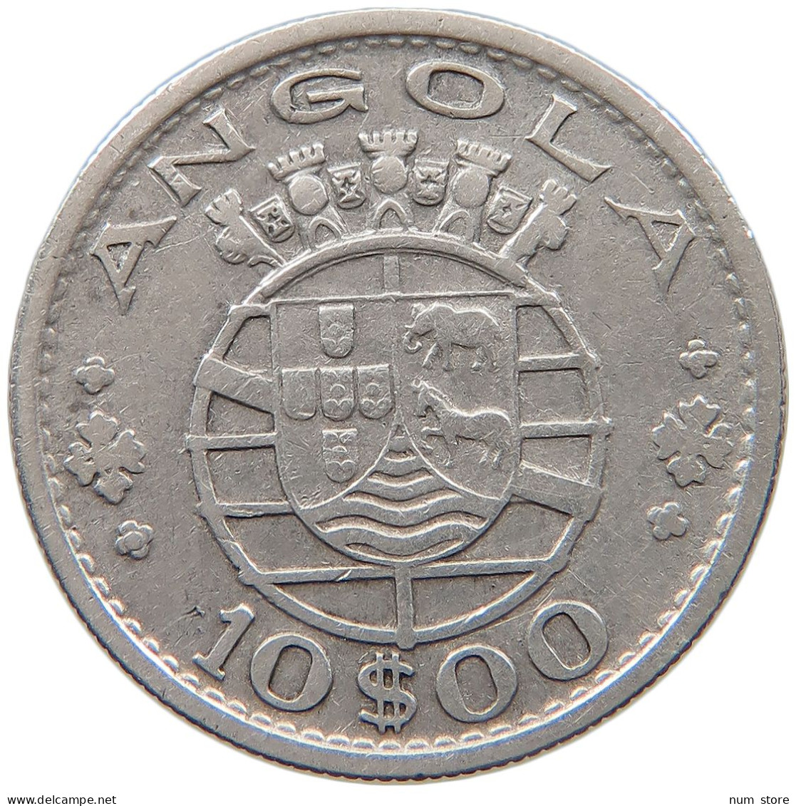 ANGOLA 10 ESCUDOS 1955  #MA 068237 - Angola