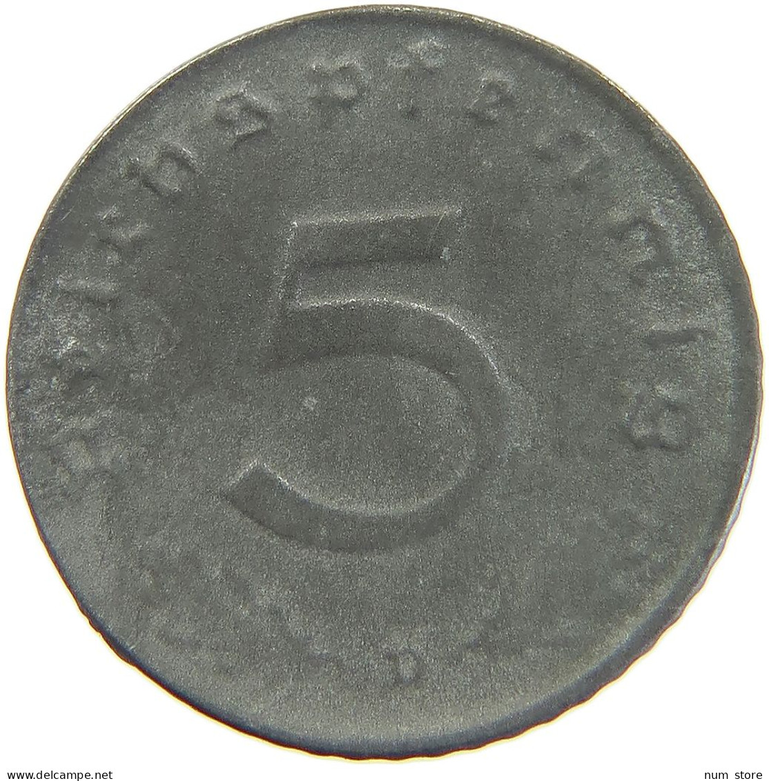 ALLIIERTE BESETZUNG 5 REICHSPFENNIG 1947 D PRÄGESCHWÄCHE #MA 102769 - 5 Reichspfennig