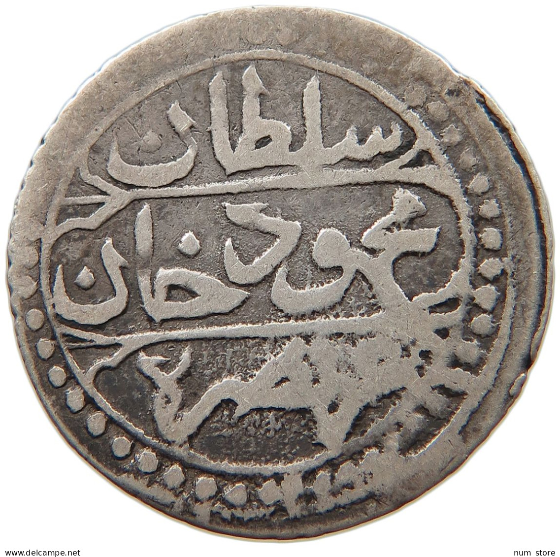 ALGERIA OTTOMAN 1/4 BUDJU 1242 MAHMUD II (1808-1830) #MA 063855 - Algeria