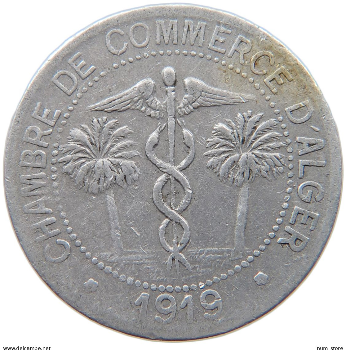 ALGERIA 10 CENTIMES 1919  #MA 065443 - Algeria