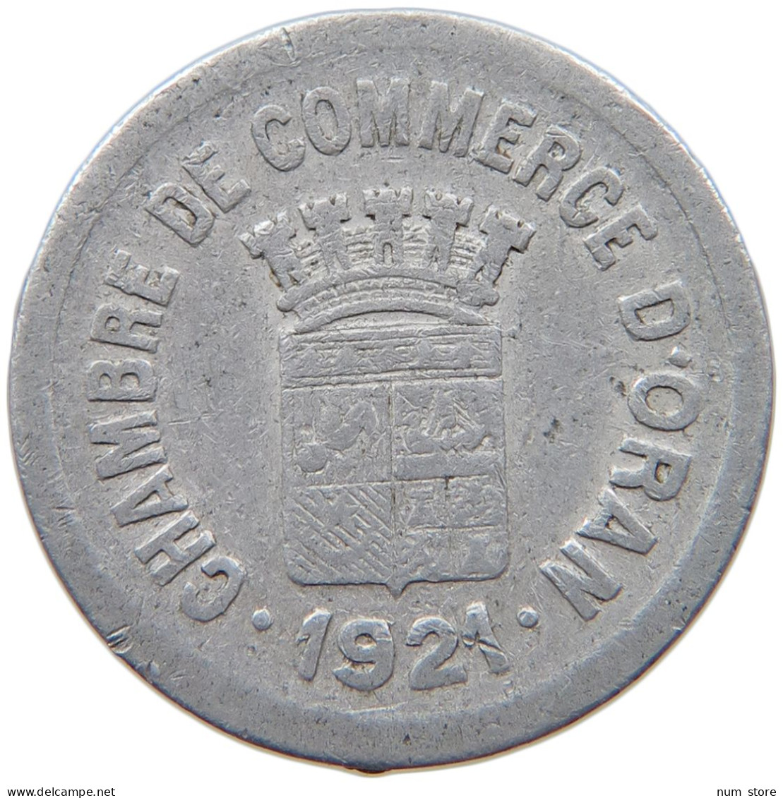 ALGERIA 10 CENTIMES 1921 ORAN #MA 066833 - Algérie