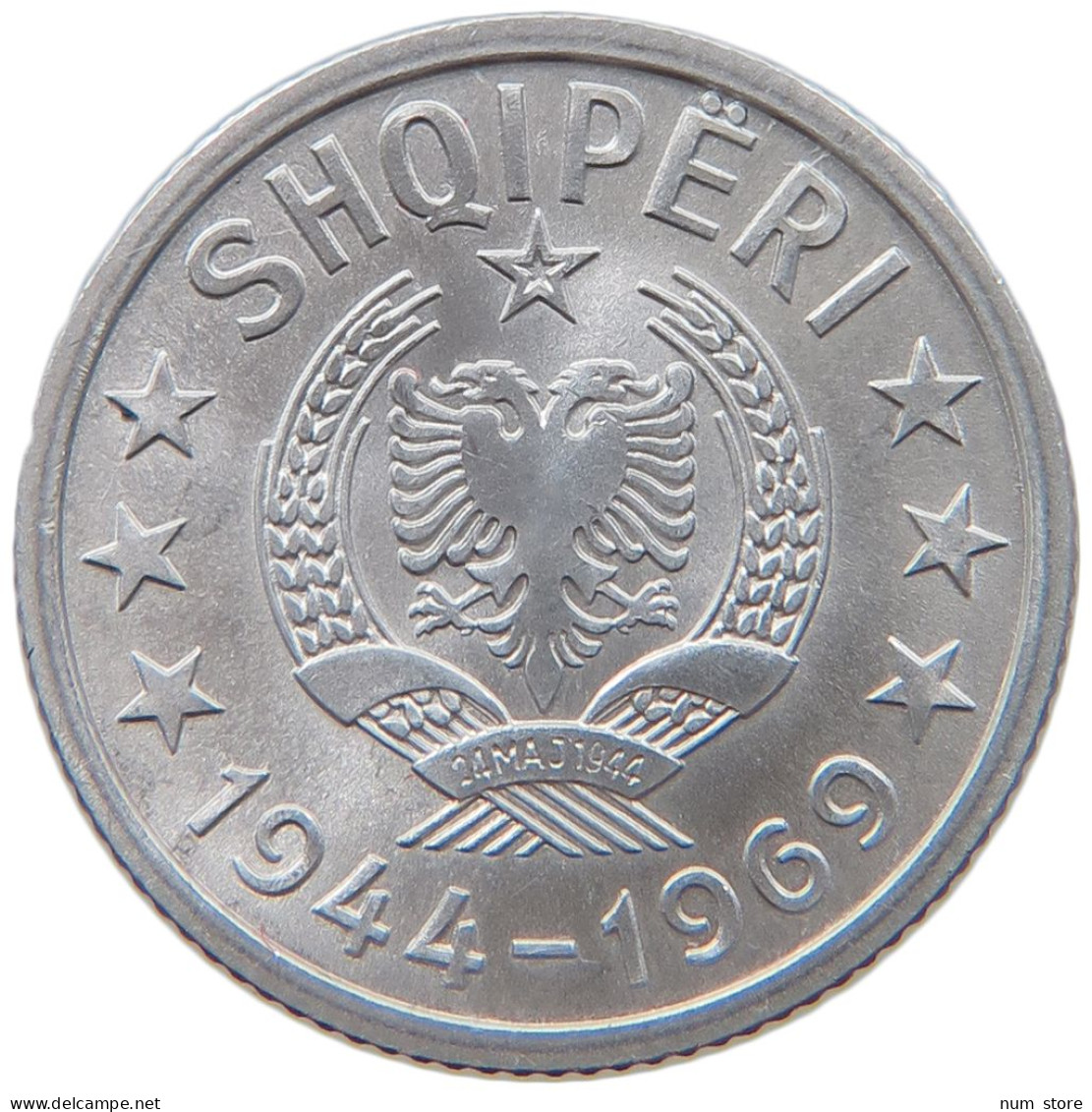 ALBANIA 5 QINDARKA 1969  #MA 066610 - Orientalische Münzen