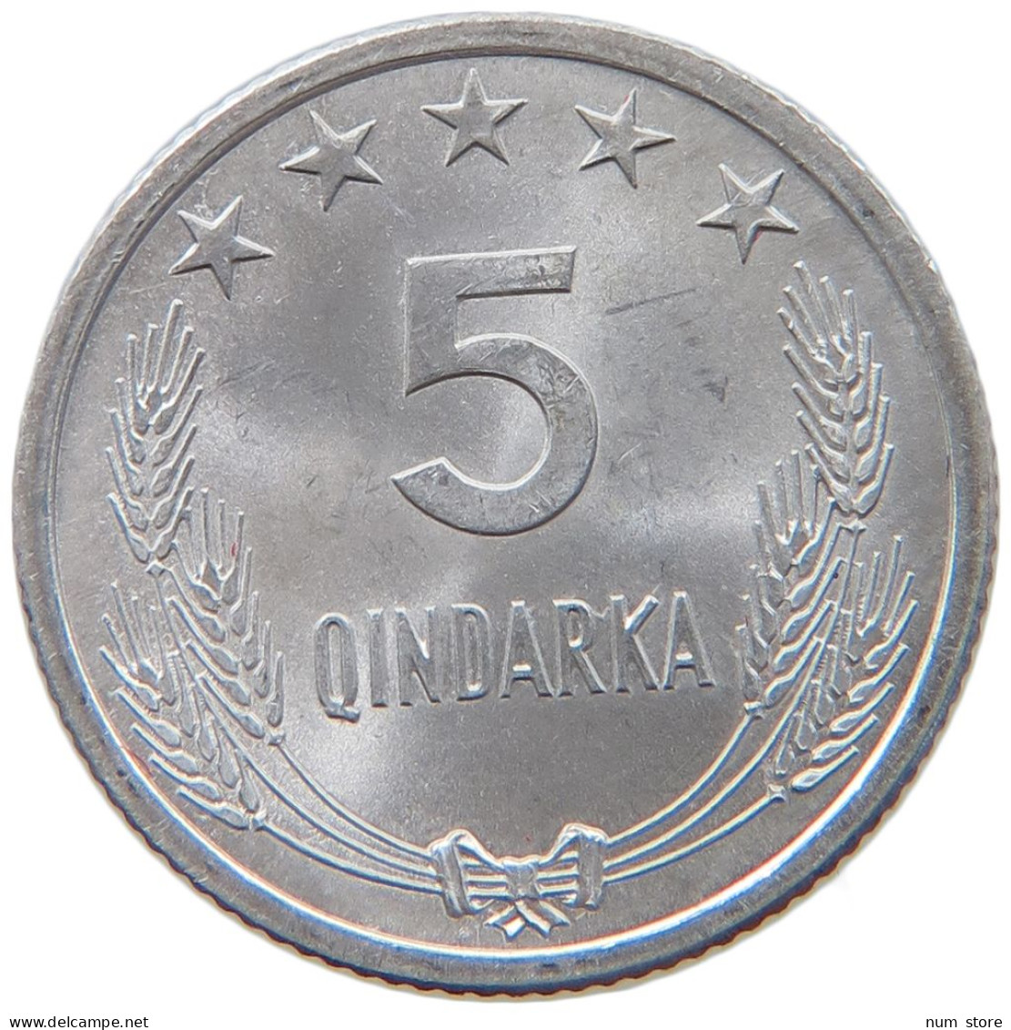 ALBANIA 5 QINDARKA 1964  #MA 066611 - Oriental