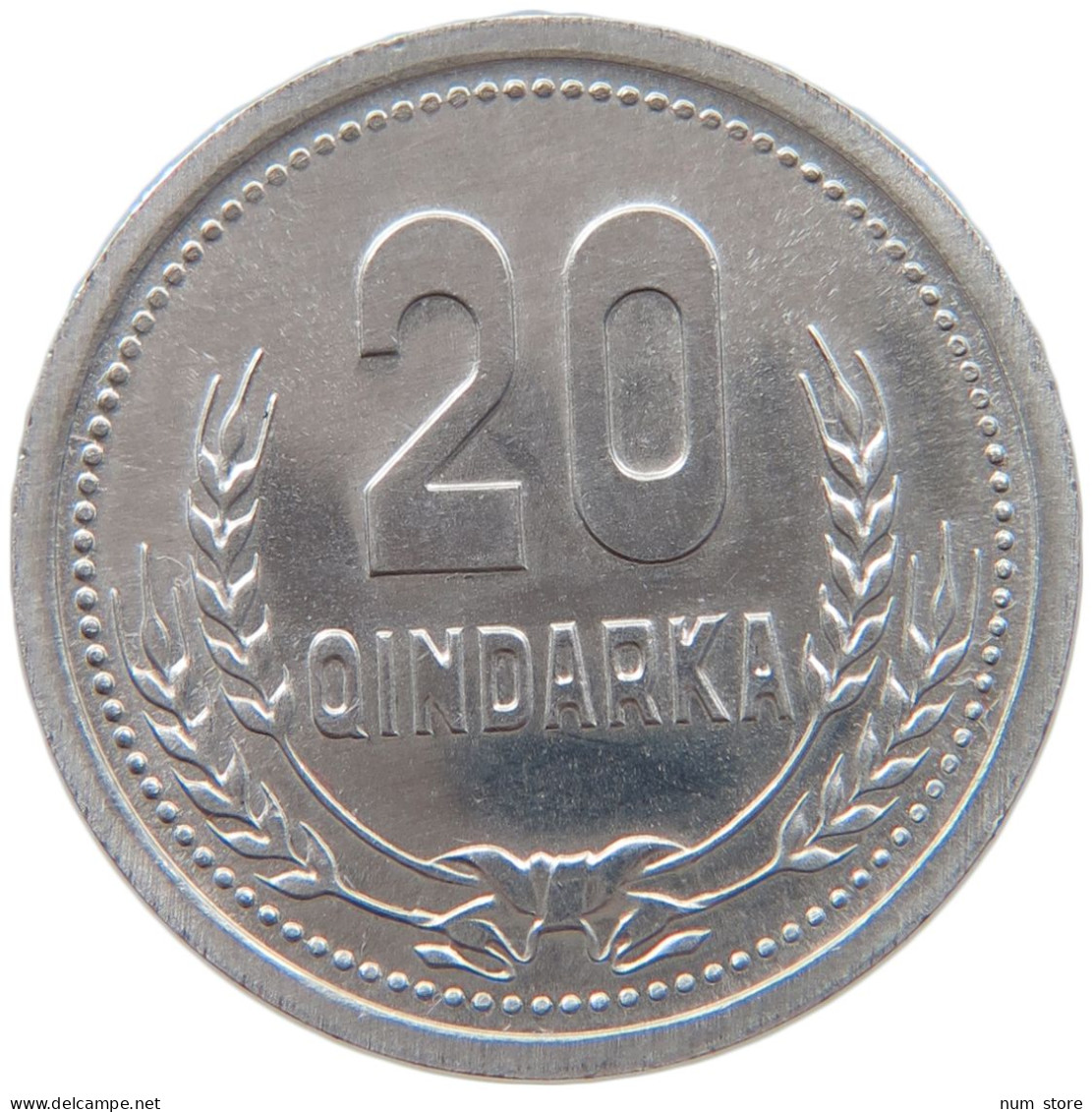 ALBANIA 20 QINDARKA 1988  #MA 066605 - Orientalische Münzen