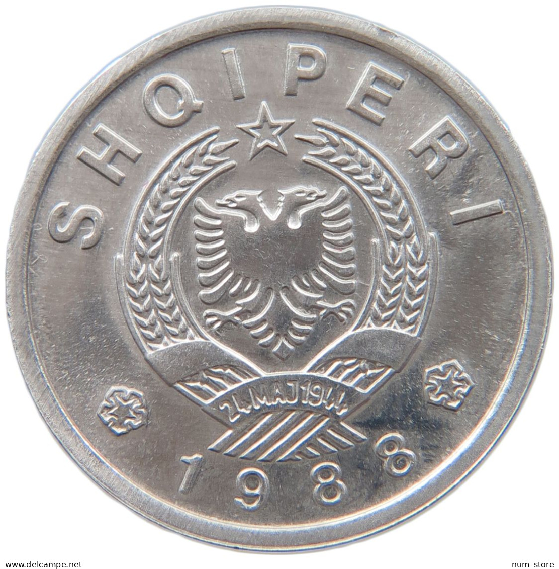 ALBANIA 20 QINDARKA 1988  #MA 066605 - Orientales