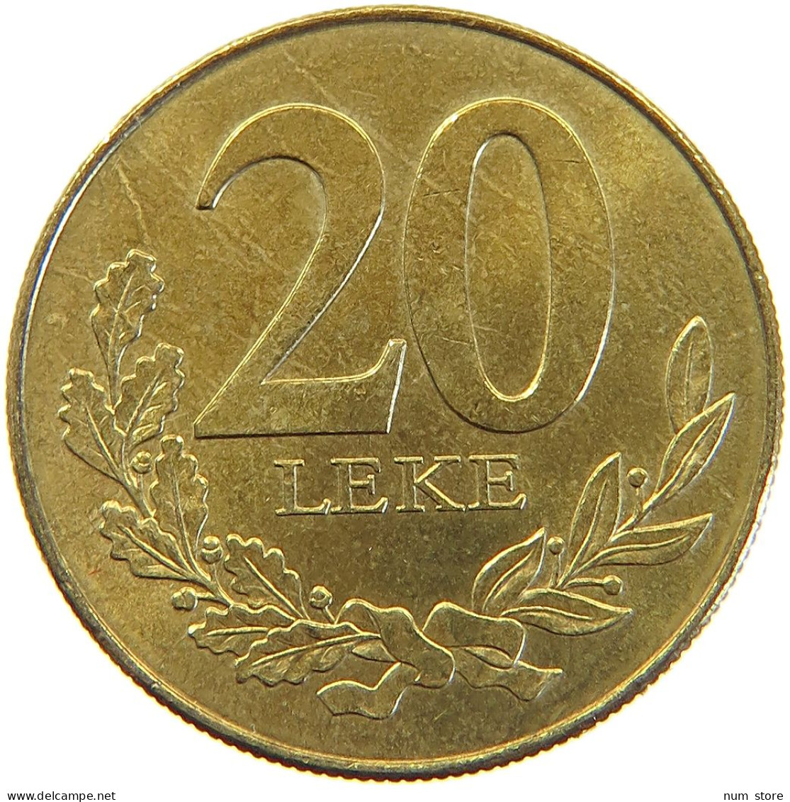 ALBANIA 20 LEKE 1996  #MA 066614 - Orientales