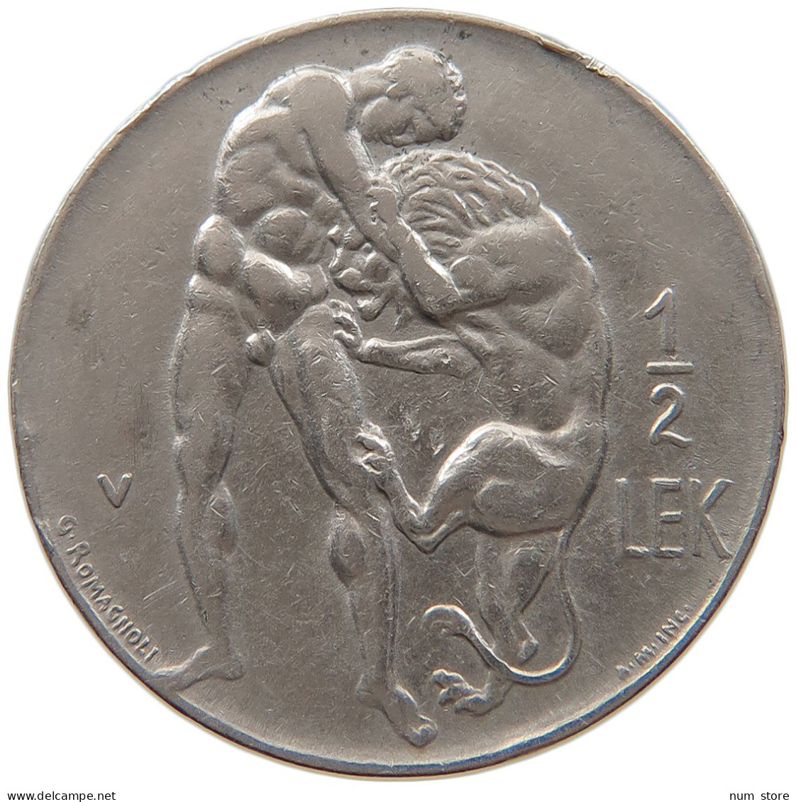 ALBANIA 1/2 LEK 1930  #MA 066593 - Orientalische Münzen