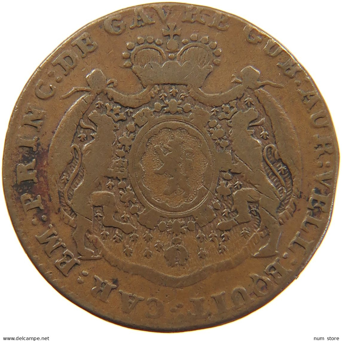 AUSTRIAN NETHERLANDS NAMUR JETON 1760 FRANÇOIS IER DE LORRAINE 1760 #MA 103937 - 1714-1794 Pays-Bas Autrichiens  
