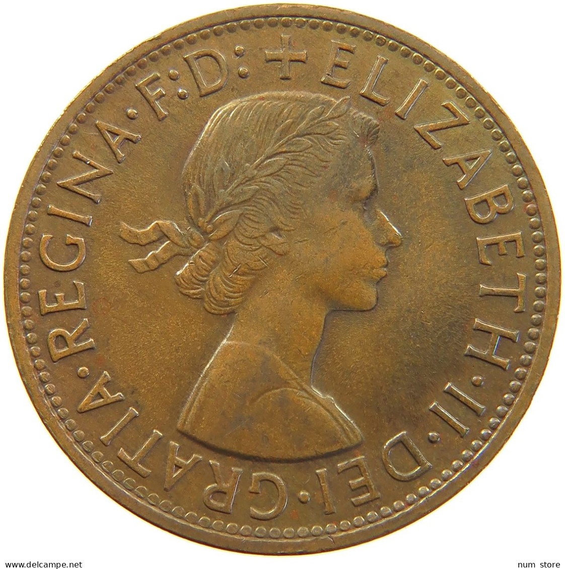 AUSTRALIA PENNY 1956 ELIZABETH II. (1952-) #MA 065186 - Penny
