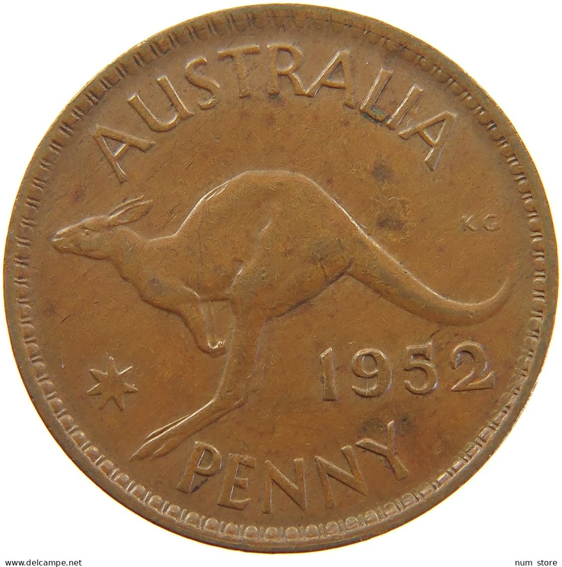 AUSTRALIA PENNY 1952 GEORGE VI. (1936-1952) #MA 065205 - Penny