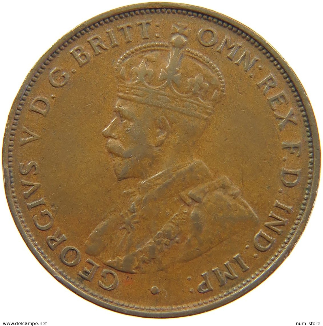 AUSTRALIA PENNY 1935 GEORGE V. (1910-1936) #MA 065183 - Penny
