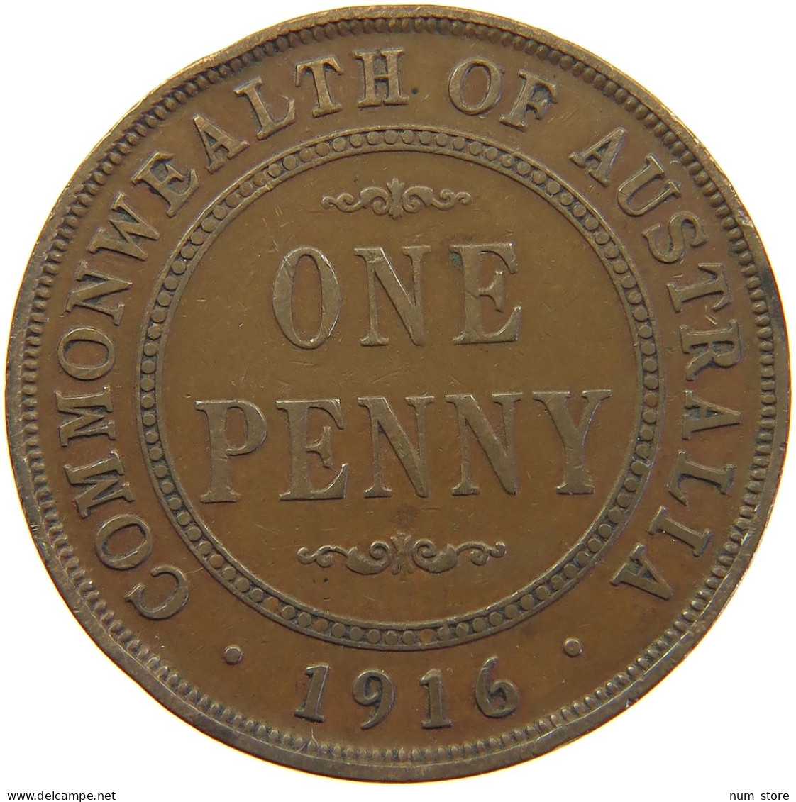 AUSTRALIA PENNY 1916 GEORGE V. (1910-1936) #MA 065174 - Penny