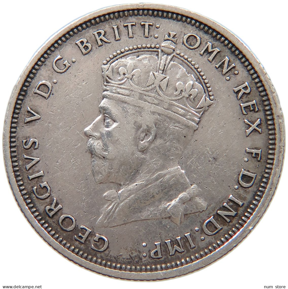 AUSTRALIA FLORIN 1927 GEORGE V. (1910-1936) #MA 065459 - Florin