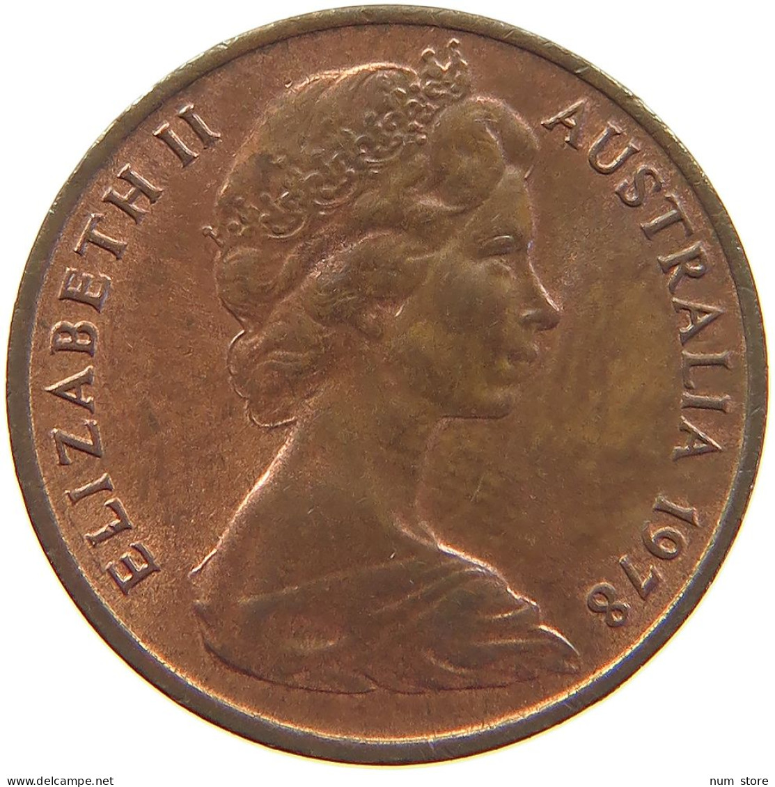 AUSTRALIA CENT 1978 ELIZABETH II. (1952-2022) #MA 066516 - Cent
