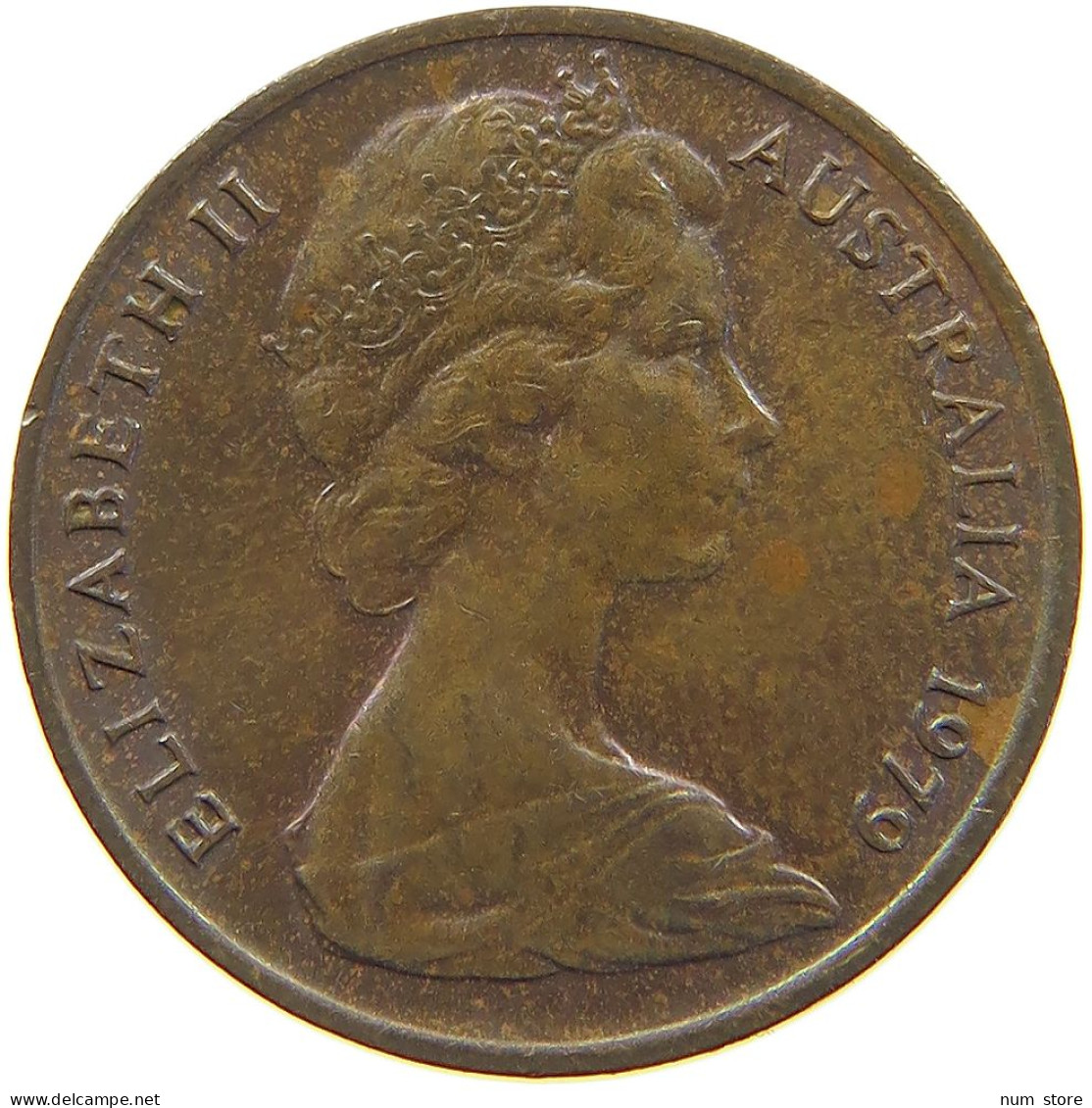 AUSTRALIA CENT 1979 ELIZABETH II. (1952-2022) #MA 066520 - Cent