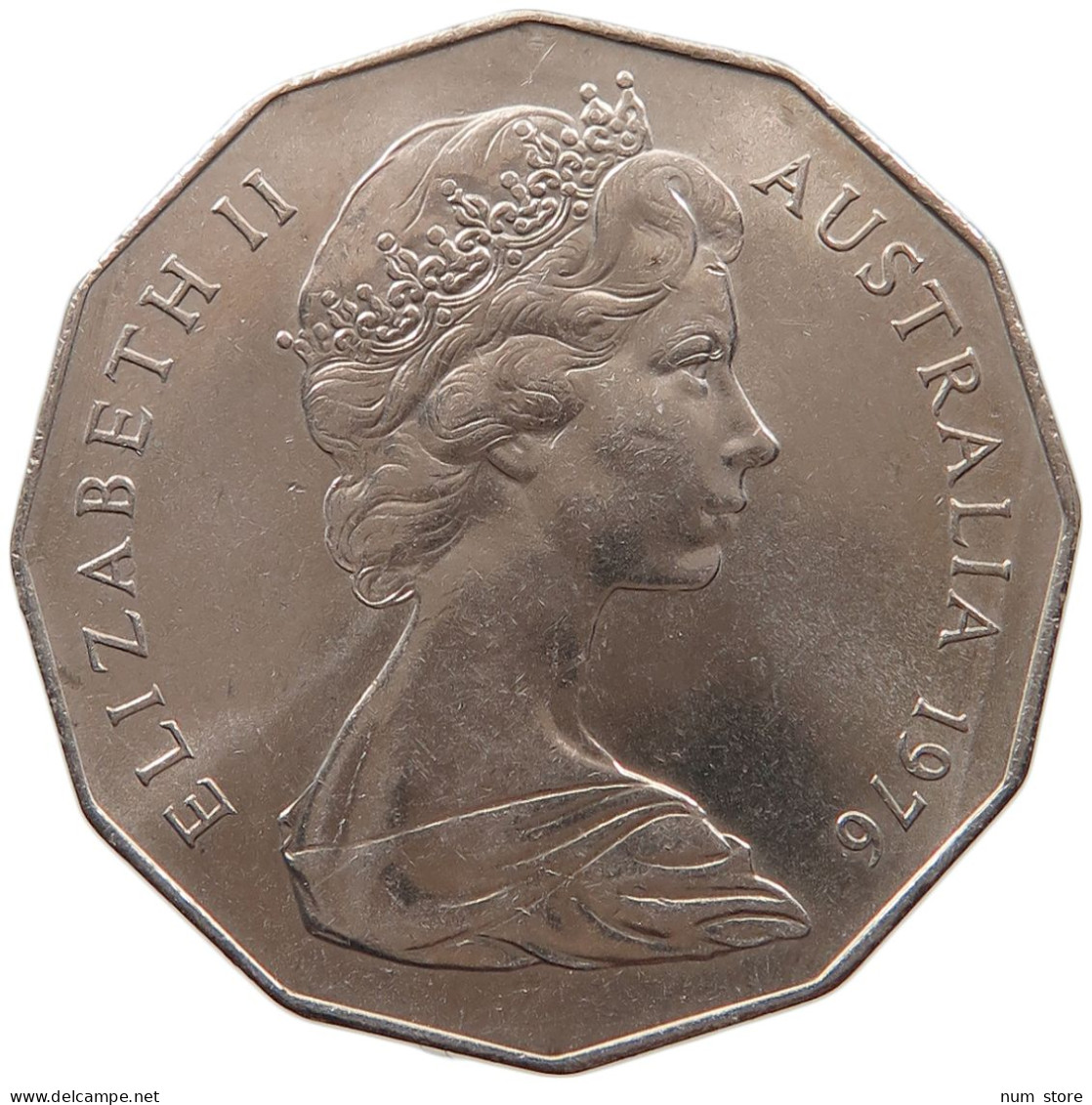 AUSTRALIA 50 CENTS 1976 ELIZABETH II. (1952-2022) #MA 066477 - 50 Cents
