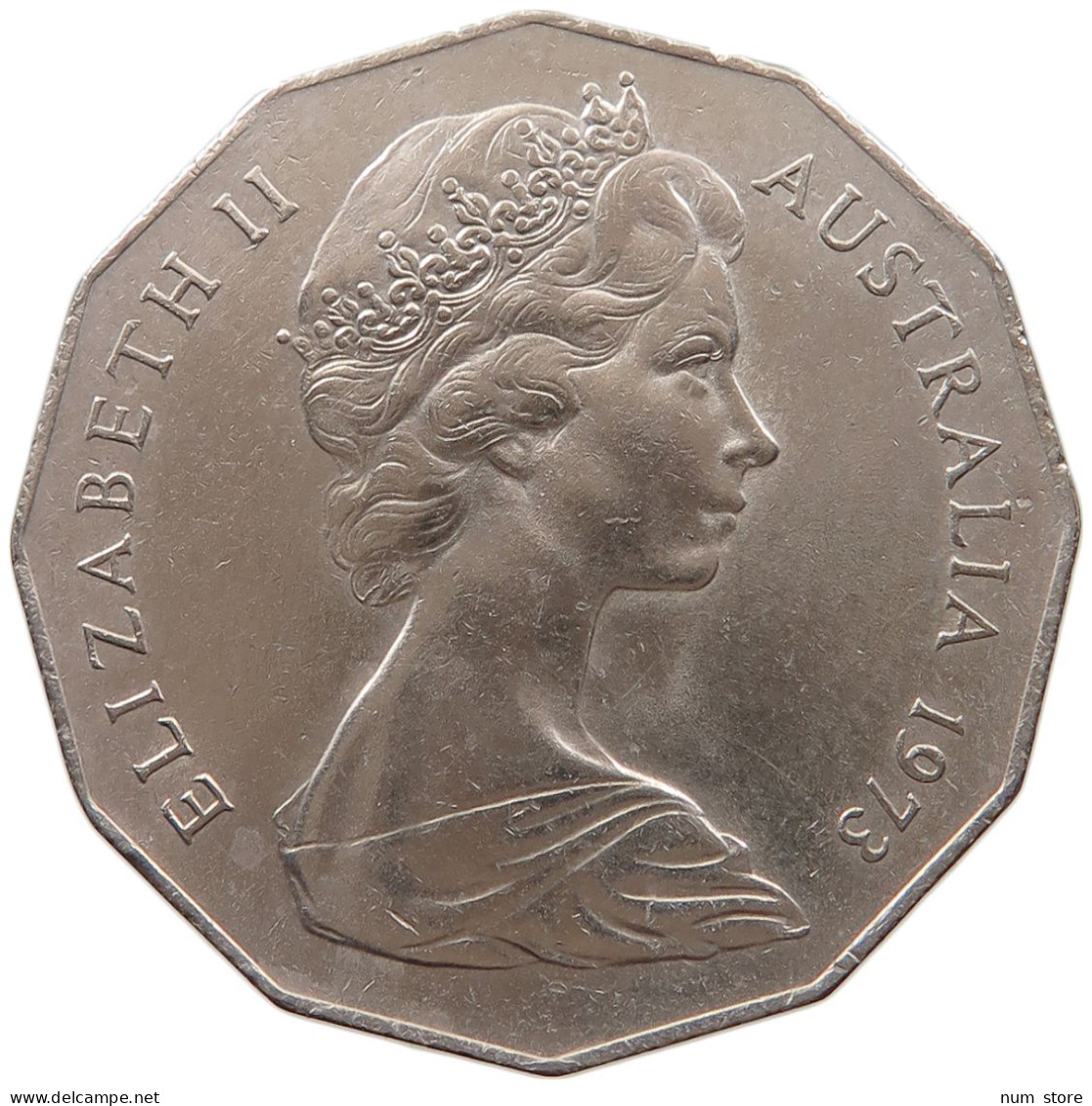 AUSTRALIA 50 CENTS 1973 ELIZABETH II. (1952-2022) #MA 066473 - 50 Cents