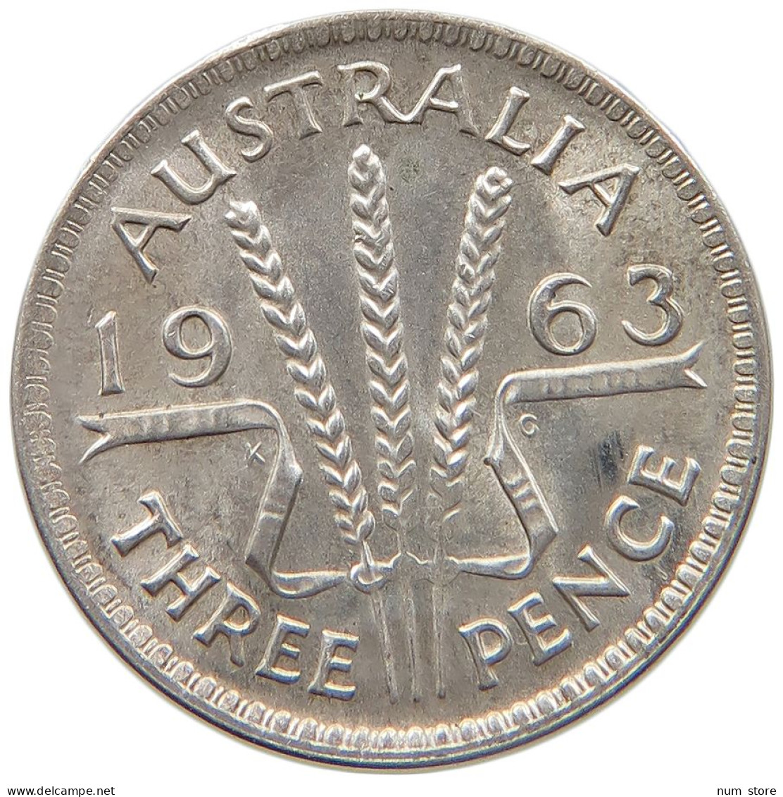 AUSTRALIA 3 PENCE 1963 ELIZABETH II. (1952-2022) #MA 103635 - Threepence