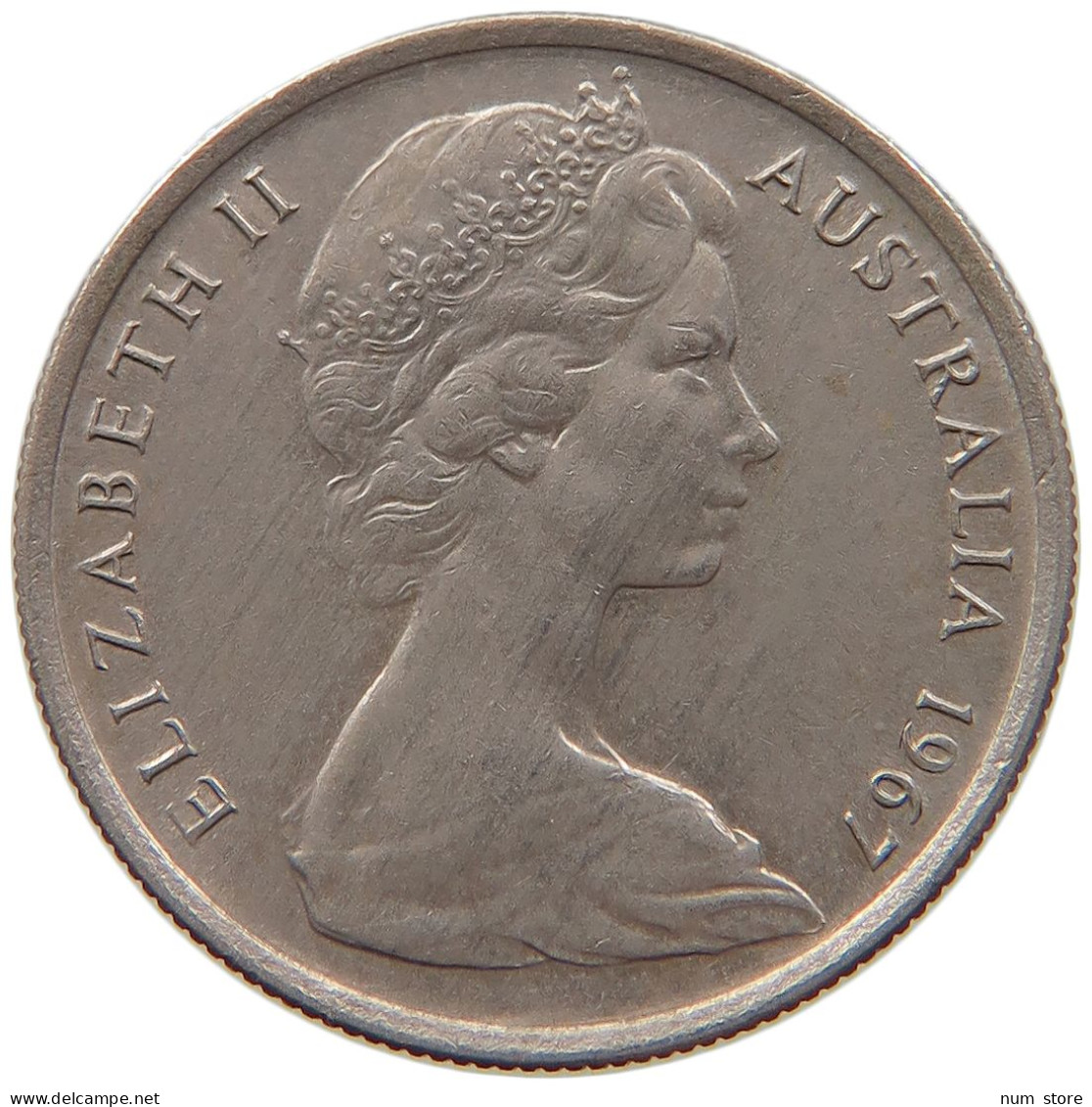 AUSTRALIA 5 CENTS 1967 ELIZABETH II. (1952-2022) #MA 066542 - 5 Cents