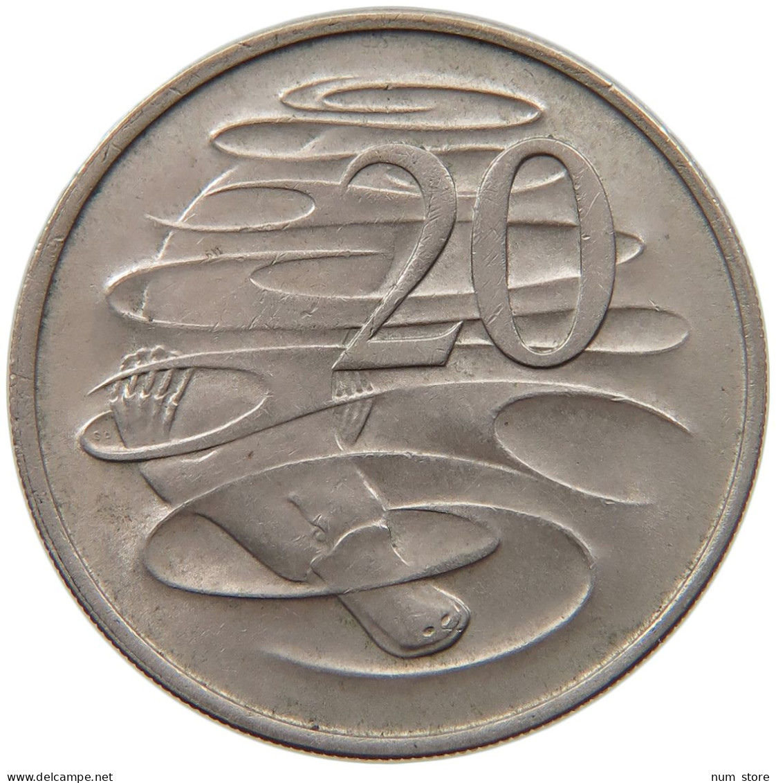 AUSTRALIA 20 CENTS 1967 ELIZABETH II. (1952-2022) #MA 073162 - 20 Cents